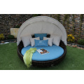 Classy Design Polyethylene Rattan Sunbed or Daybed For Outdoor Garden Patio Beach Resort Pool Wicker Furnitre